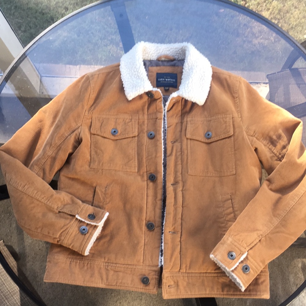Lucky Corduroy and faux sheep wool jacket